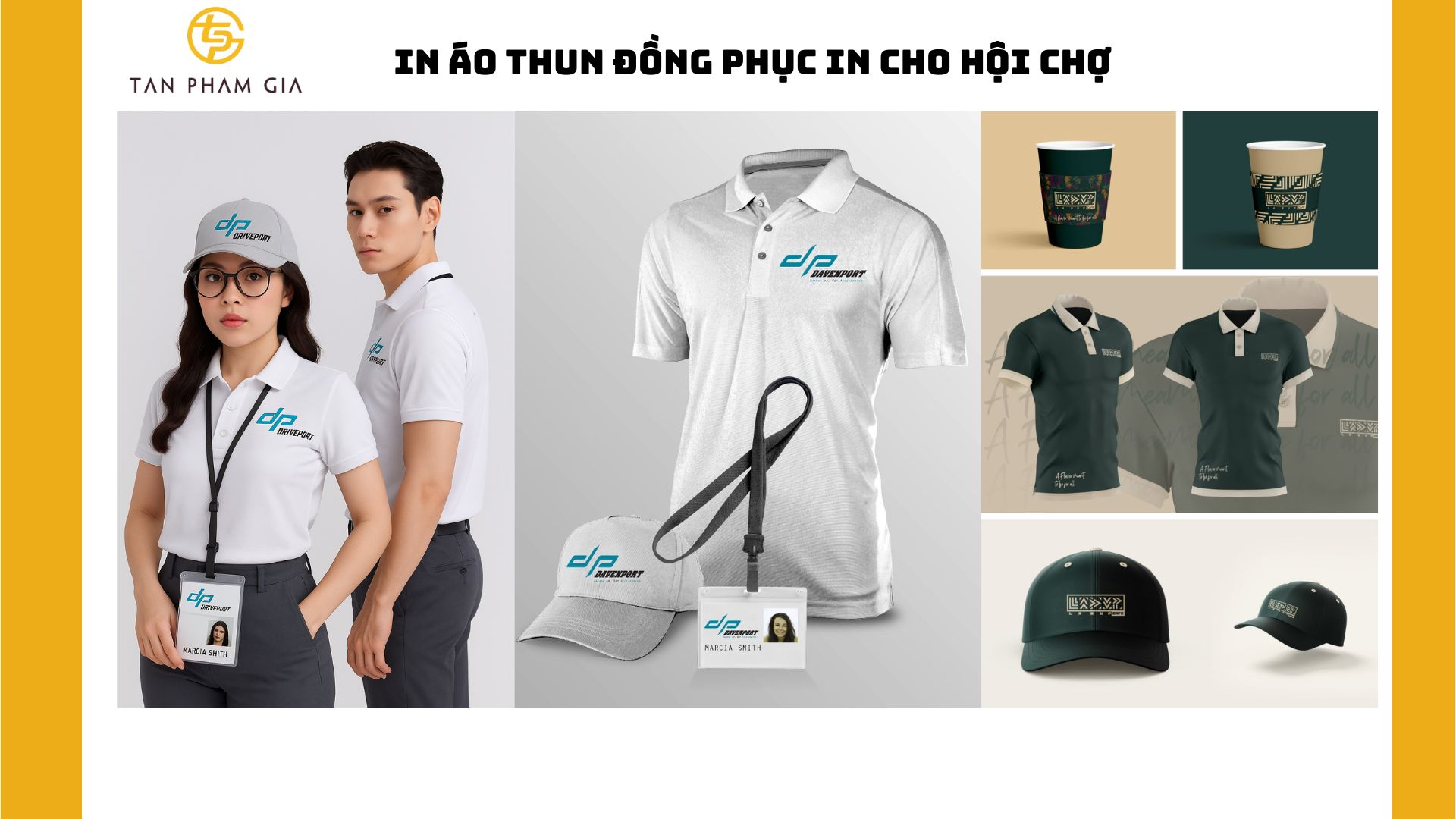 In áo thun đồng phục in cho hội chợ