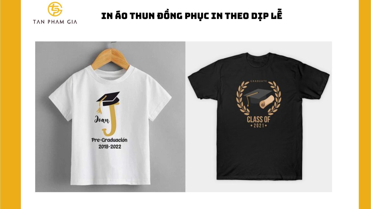 In áo thun đồng phục in theo dịp lễ