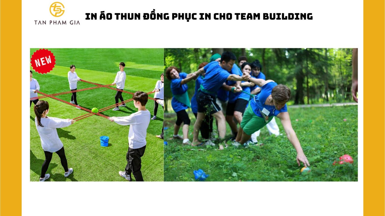 In áo thun đồng phục in cho team building