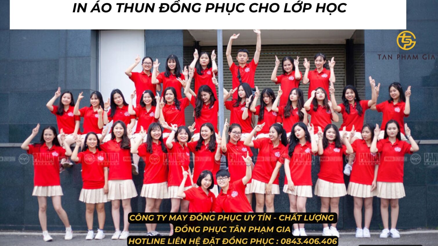 in áo thun đồng phục cho lớp học