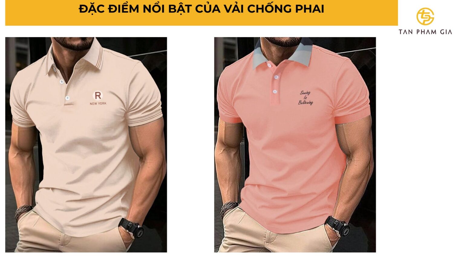 Áo thun đồng phục chất liệu không phai