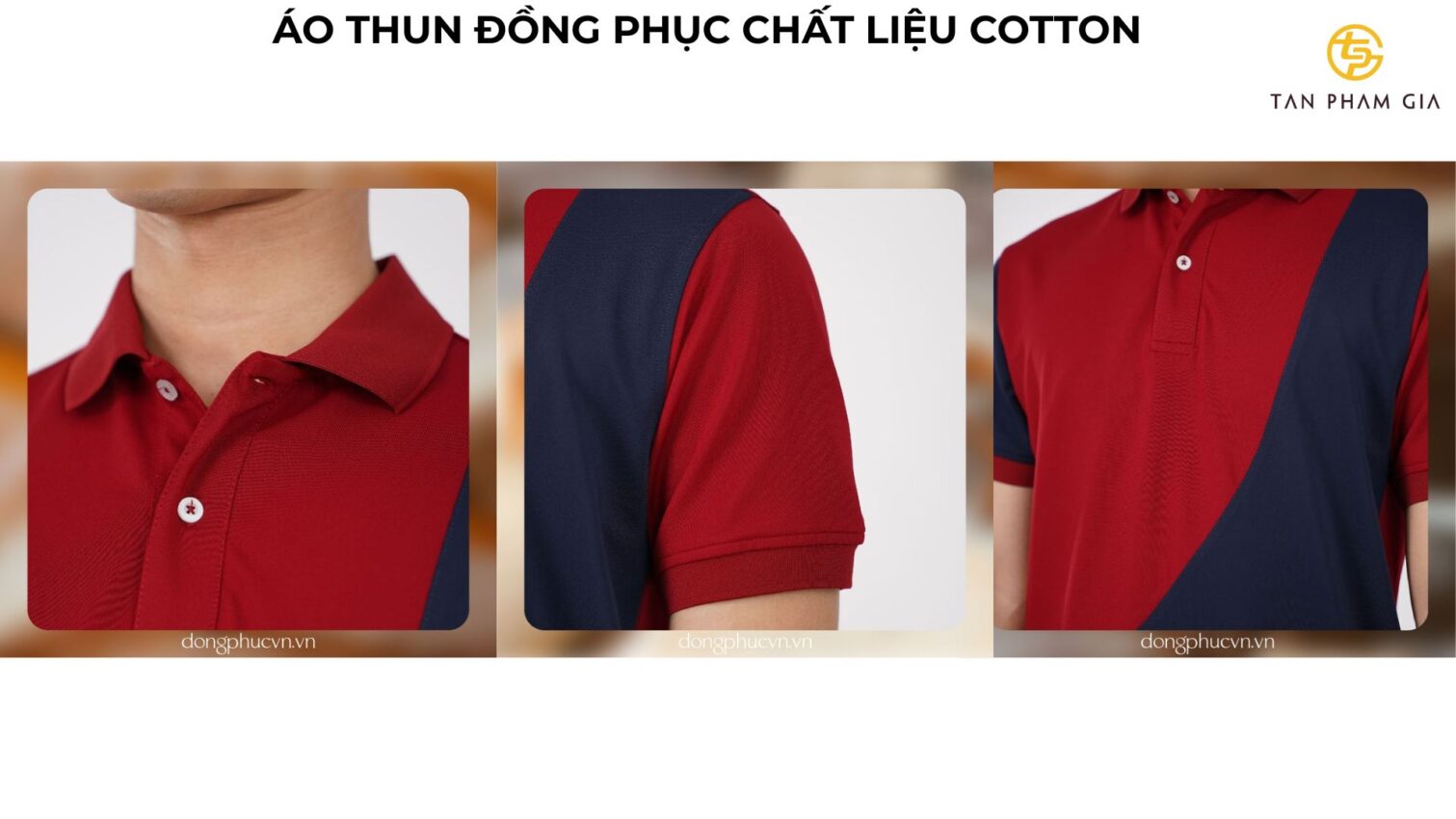 Áo thun đồng phục chất liệu cotton