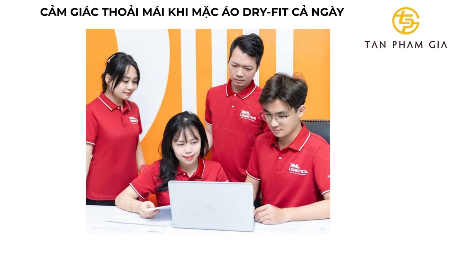 Áo thun đồng phục chất liệu dry-fit