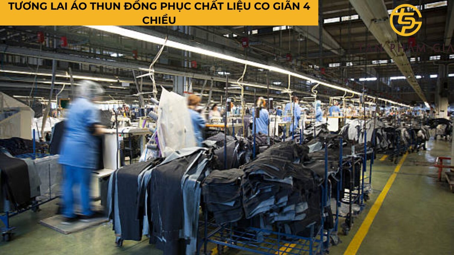 Áo thun đồng phục chất liệu co giãn 4 chiều