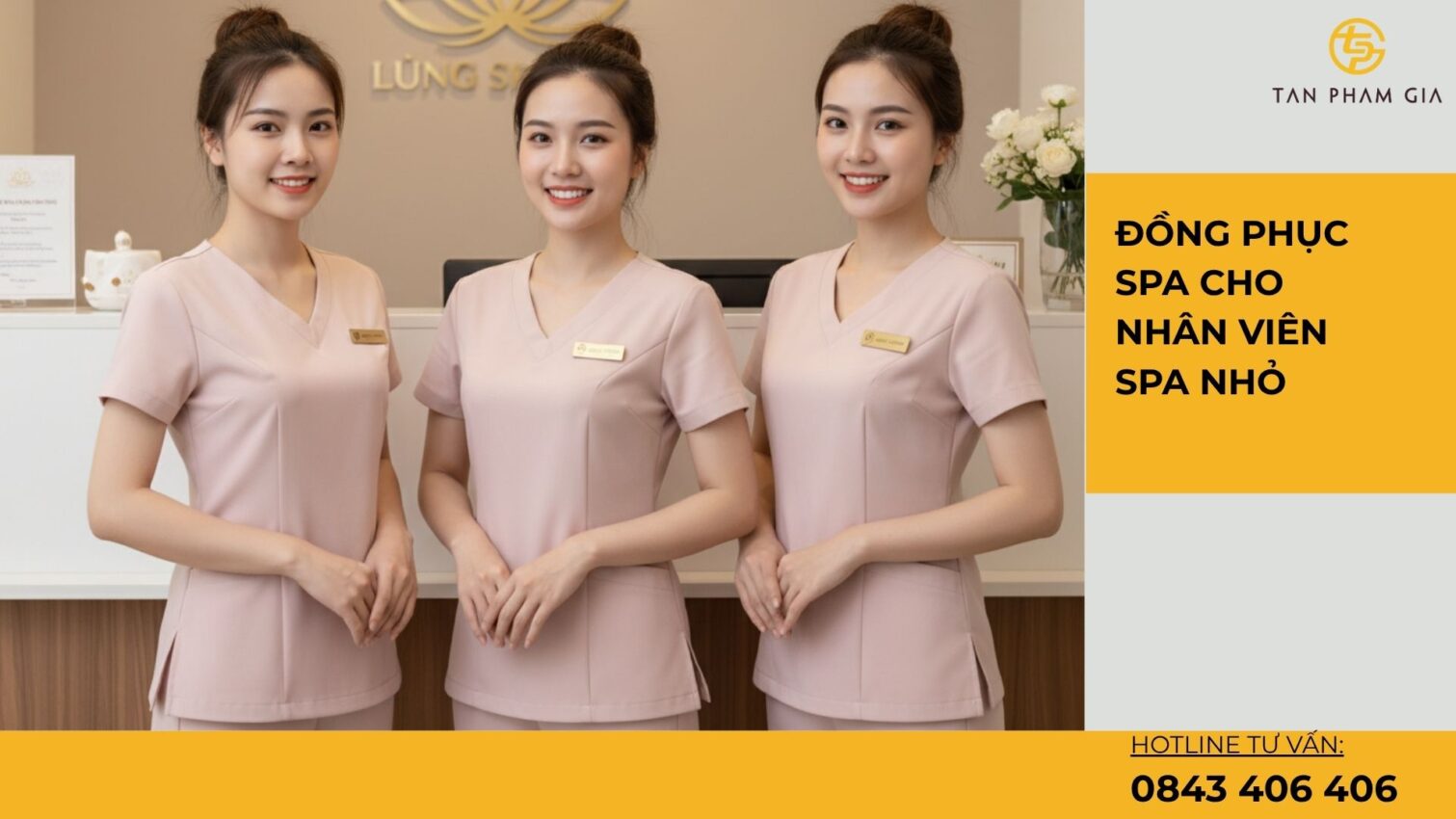 Đồng phục spa cho nhân viên spa nhỏ