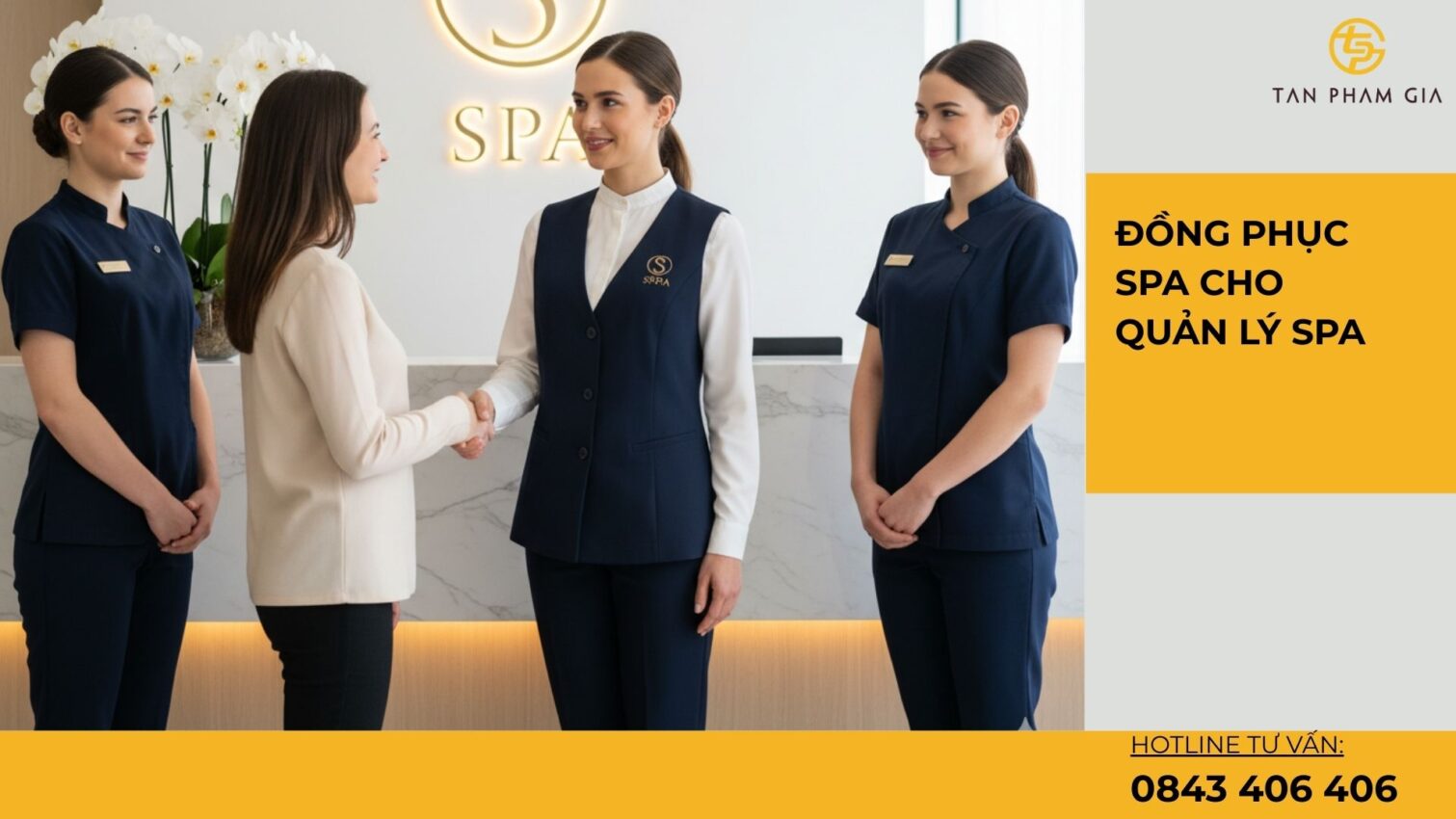 Đồng phục spa cho quản lý spa