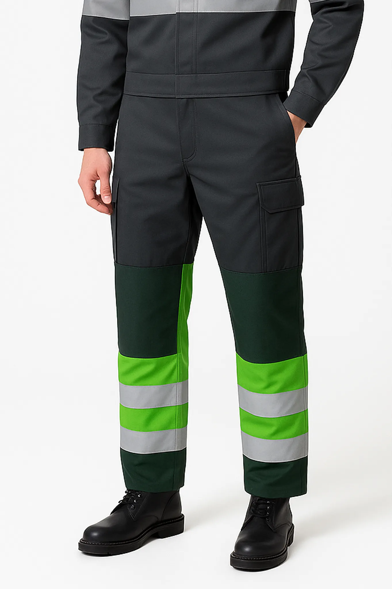 ĐỒ BỘ BẢO HỘ LAO ĐỘNG MÀU XÁM