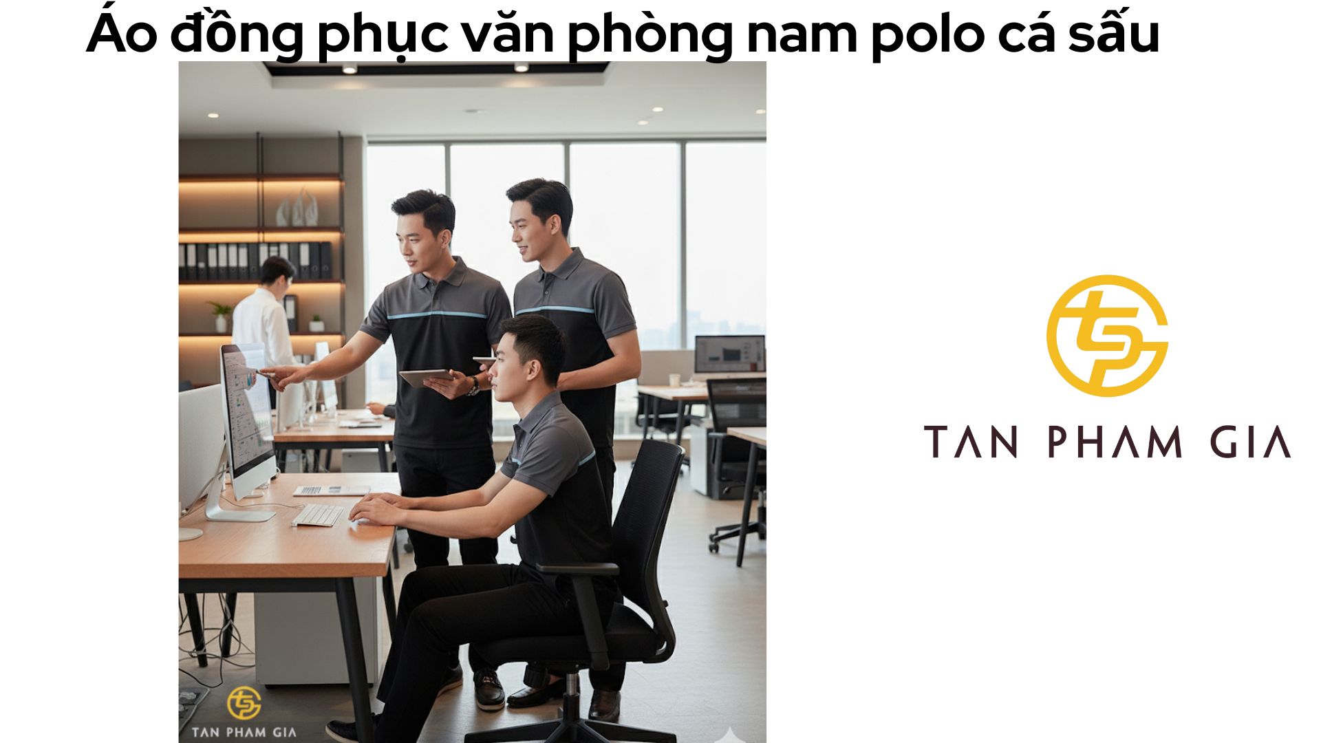 Áo đồng phục văn phòng nam polo cá sấu
