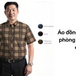 Áo đồng phục văn phòng nam sơ mi caro Áo đồng phục văn phòng nam sơ mi caro