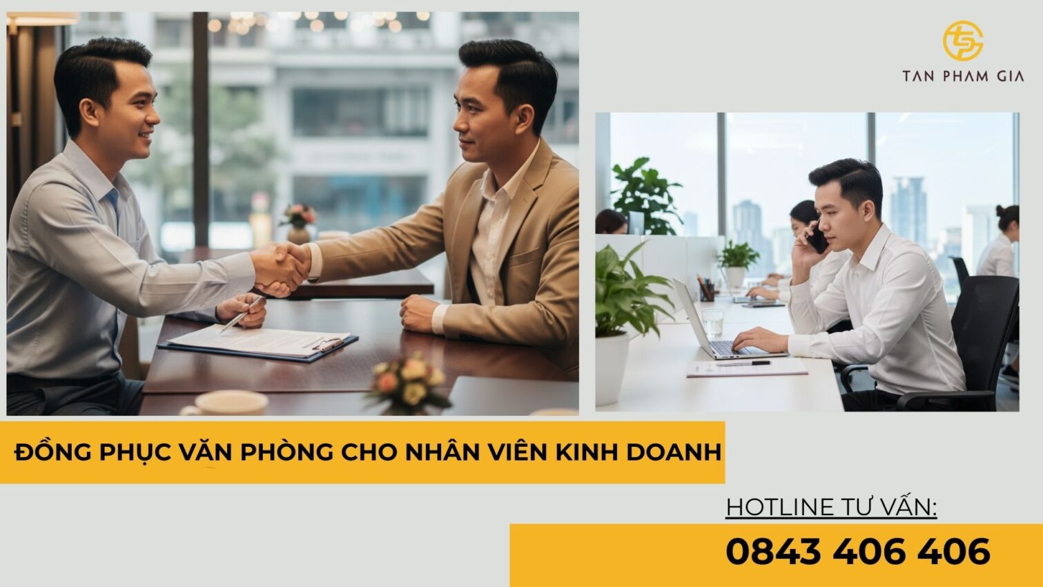 Đồng phục văn phòng cho nhân viên kinh doanh