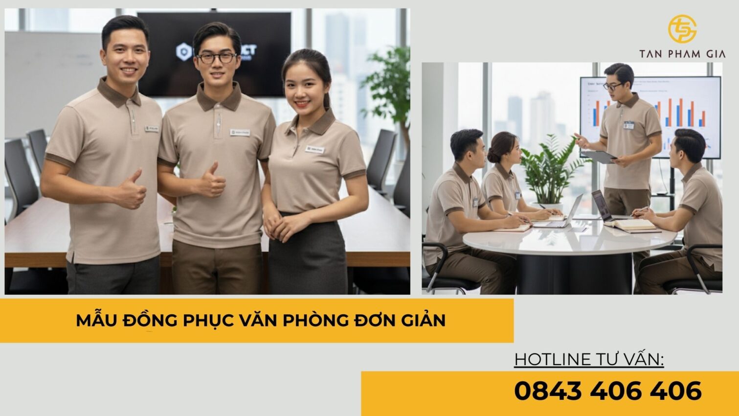 Mẫu Đồng Phục Văn Phòng Đơn Giản