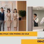 Mẫu đồng phục văn phòng áo gile Mẫu đồng phục văn phòng áo gile