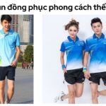 Mẫu áo thun đồng phục phong cách thể thao Mẫu áo thun đồng phục phong cách thể thao