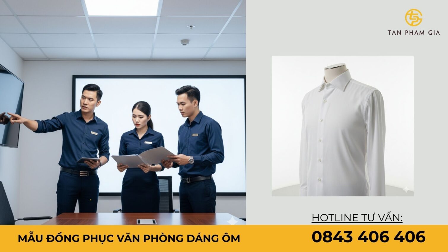 Mẫu đồng phục văn phòng dáng ôm