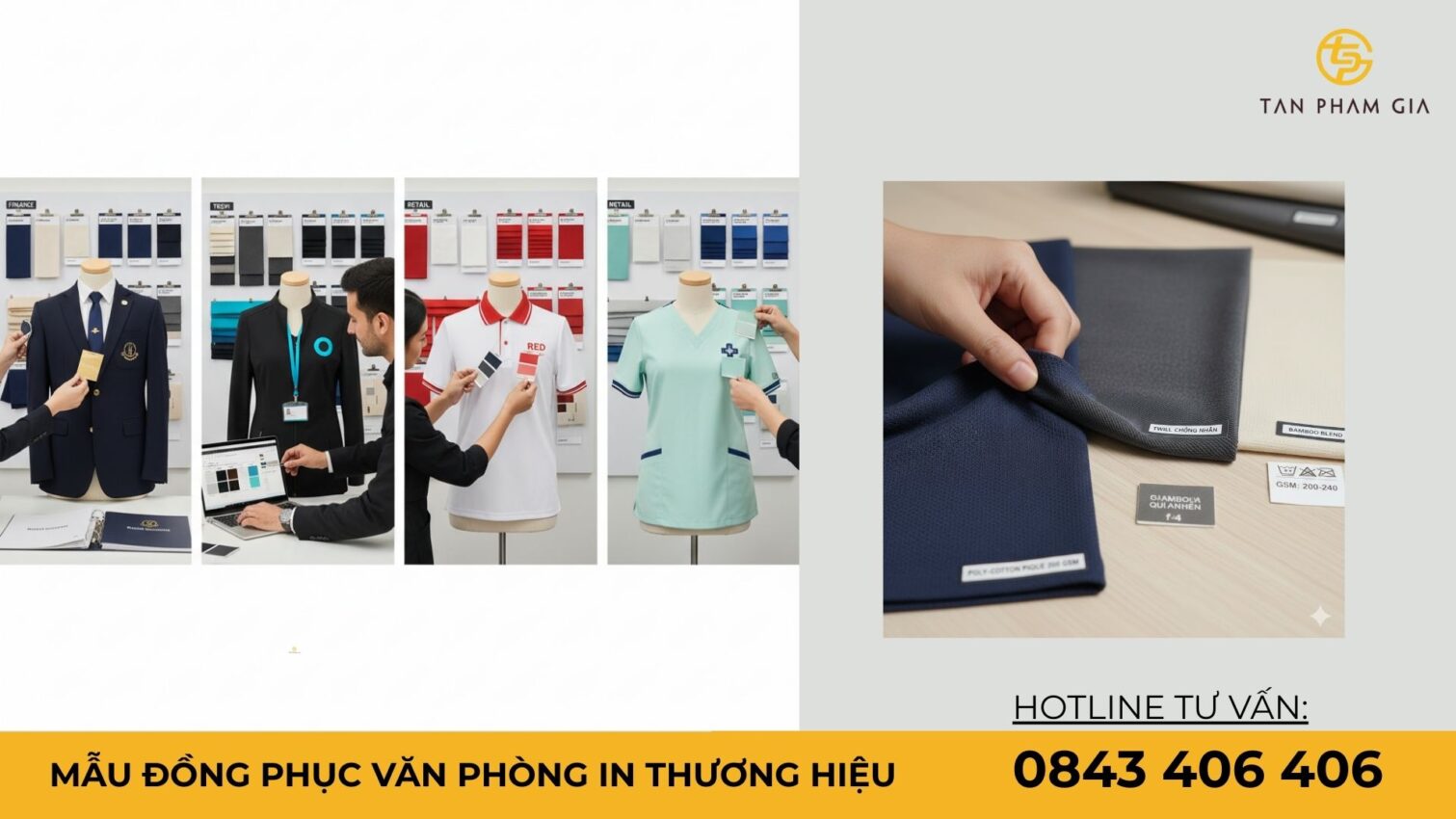 mẫu đồng phục văn phòng in thương hiệu