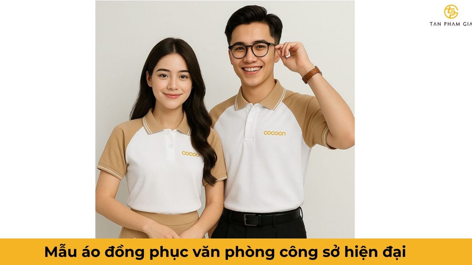 Mẫu áo đồng phục văn phòng công sở hiện đại