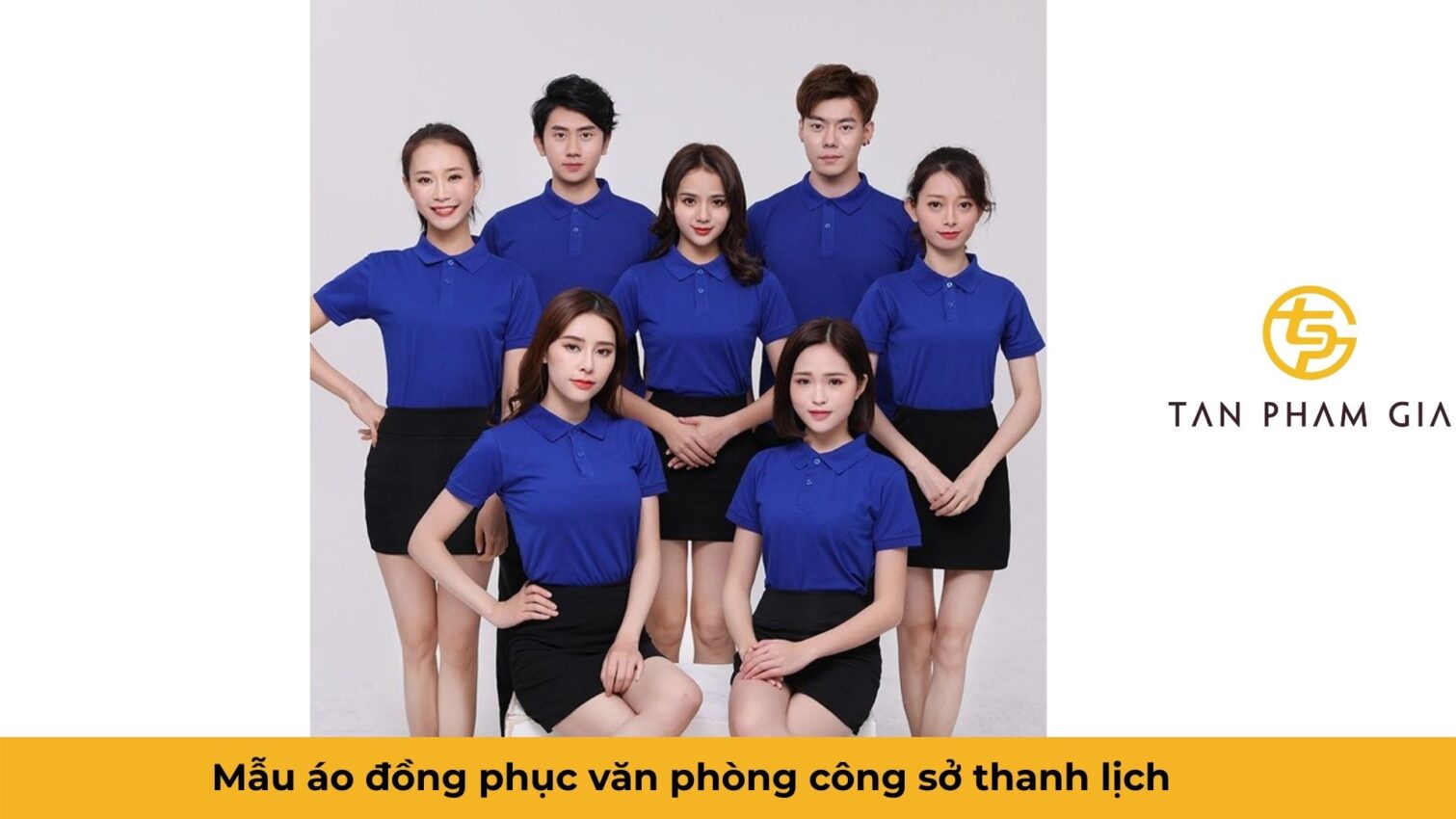 Mẫu áo đồng phục văn phòng công sở thanh lịch
