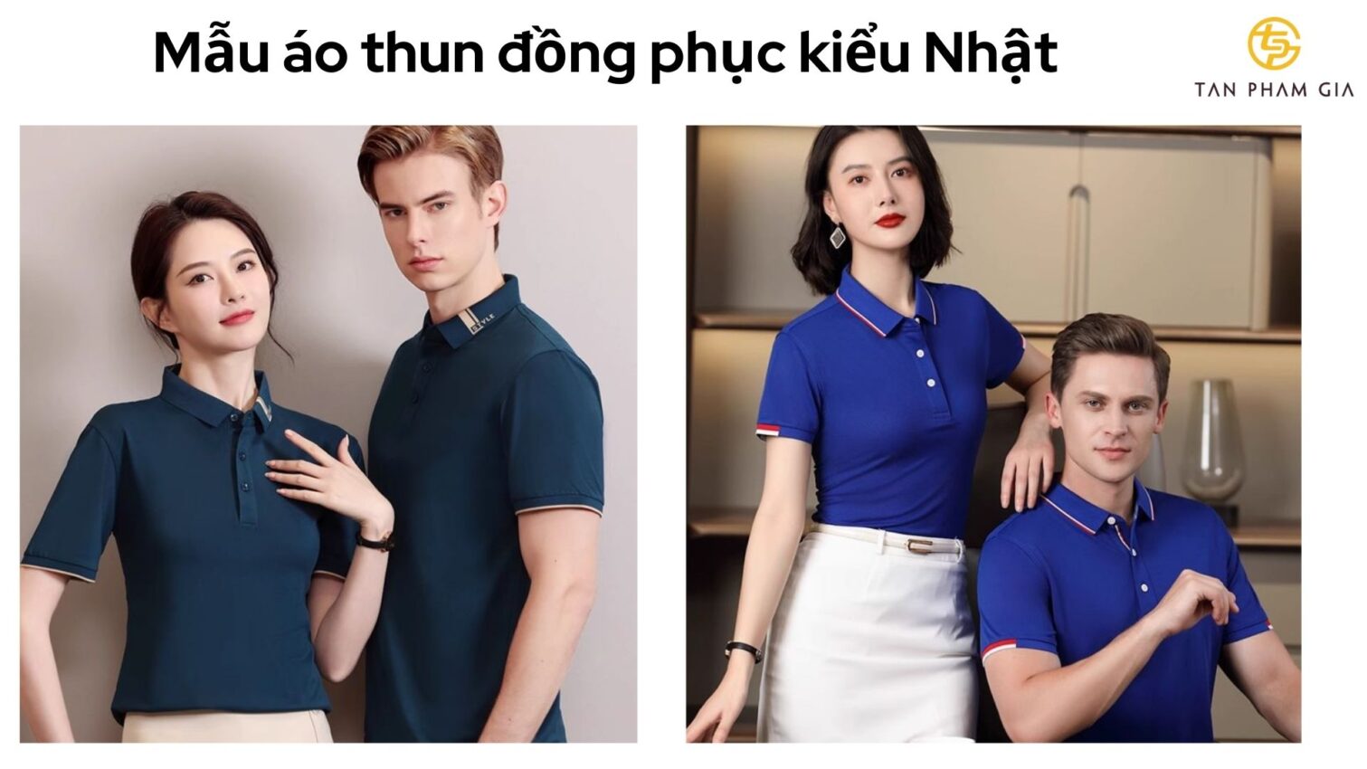 Mẫu áo thun đồng phục kiểu Nhật