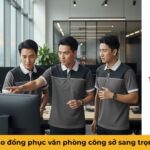 Mẫu áo đồng phục văn phòng công sở sang trọng