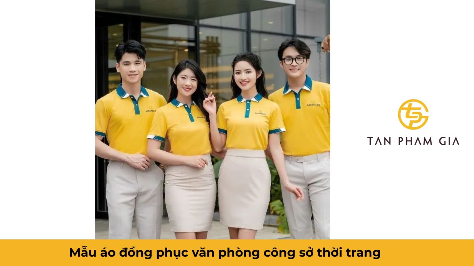Mẫu áo đồng phục văn phòng công sở thời trang