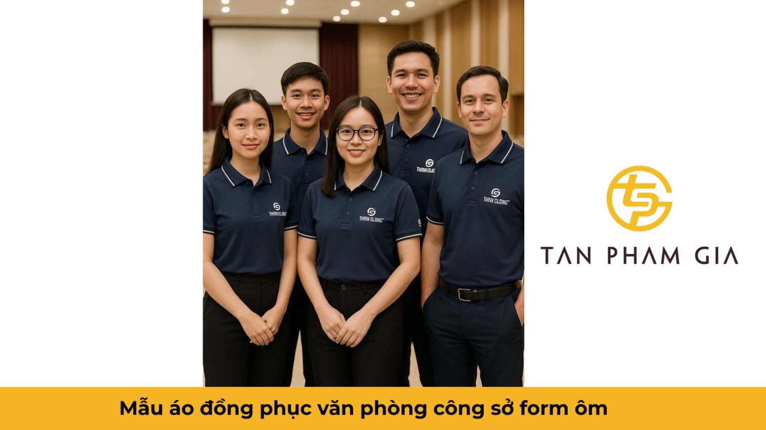 Mẫu áo đồng phục văn phòng công sở form ôm