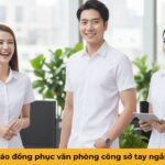 Mẫu áo đồng phục văn phòng công sở tay ngắn Mẫu áo đồng phục văn phòng công sở tay ngắn