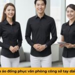 Mẫu áo đồng phục văn phòng công sở tay dài Mẫu áo đồng phục văn phòng công sở tay dài