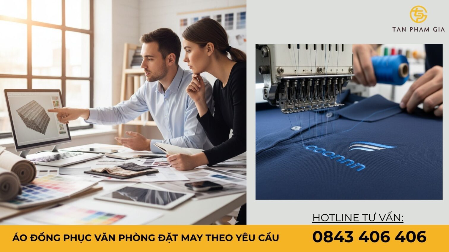 Áo đồng phục văn phòng đặt may theo yêu cầu