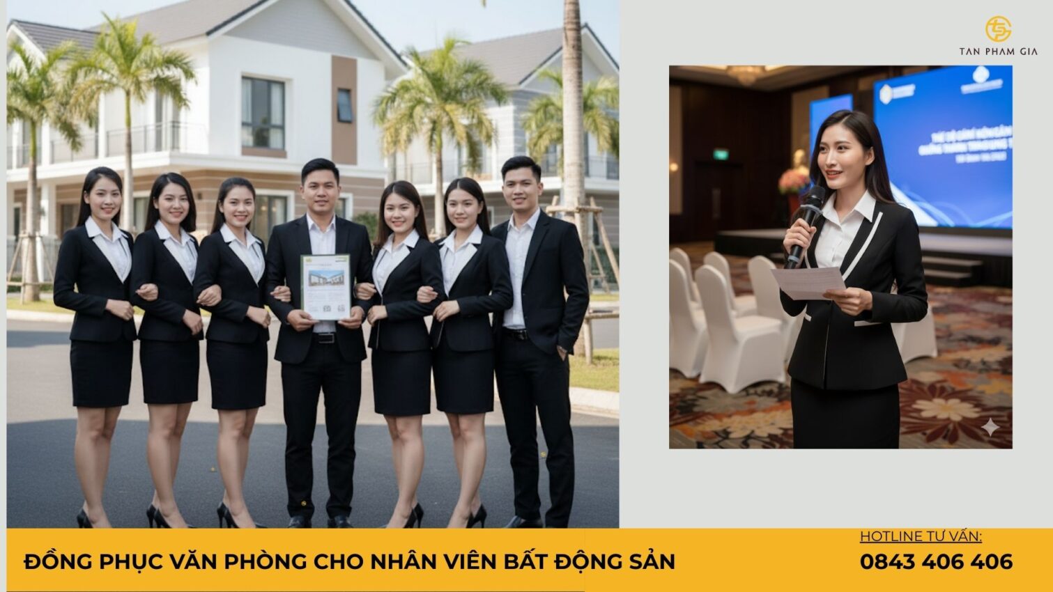 Đồng Phục Văn Phòng Cho Nhân Viên Bất Động Sản