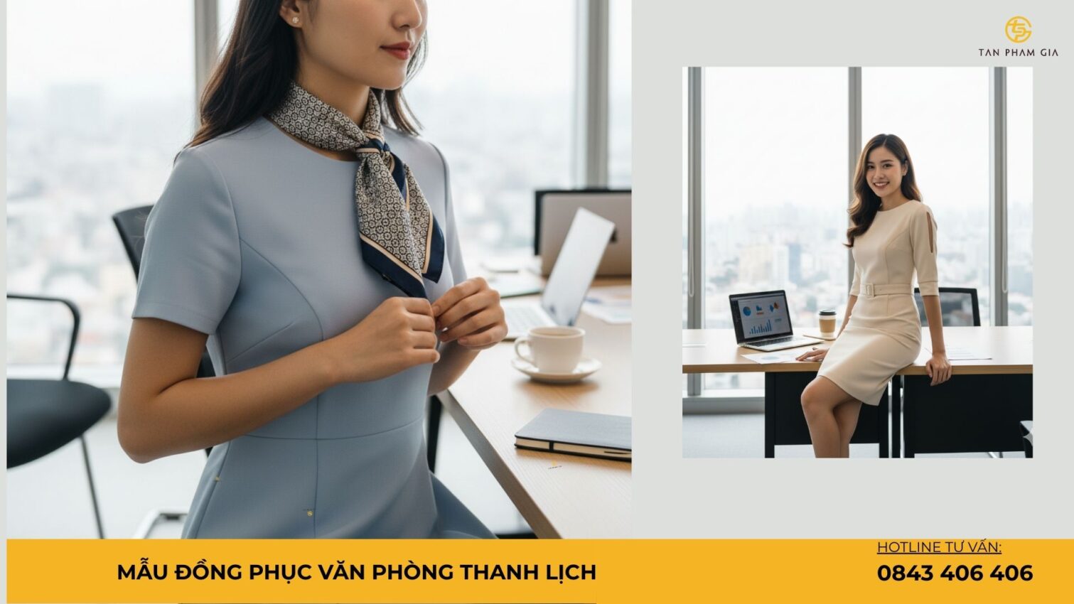 Mẫu Đồng Phục Văn Phòng Thanh Lịch