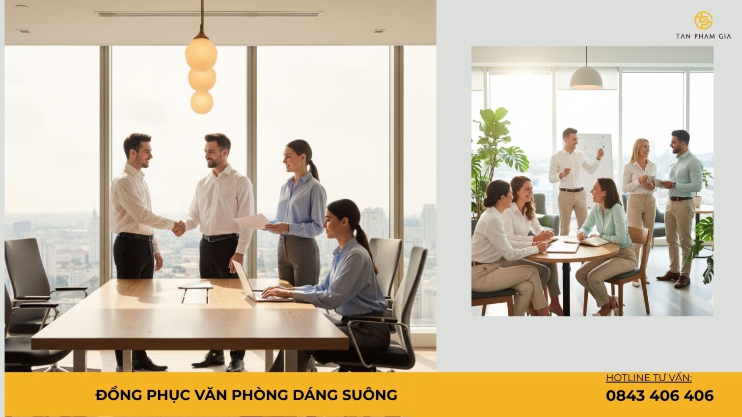 Đồng phục văn phòng dáng suông