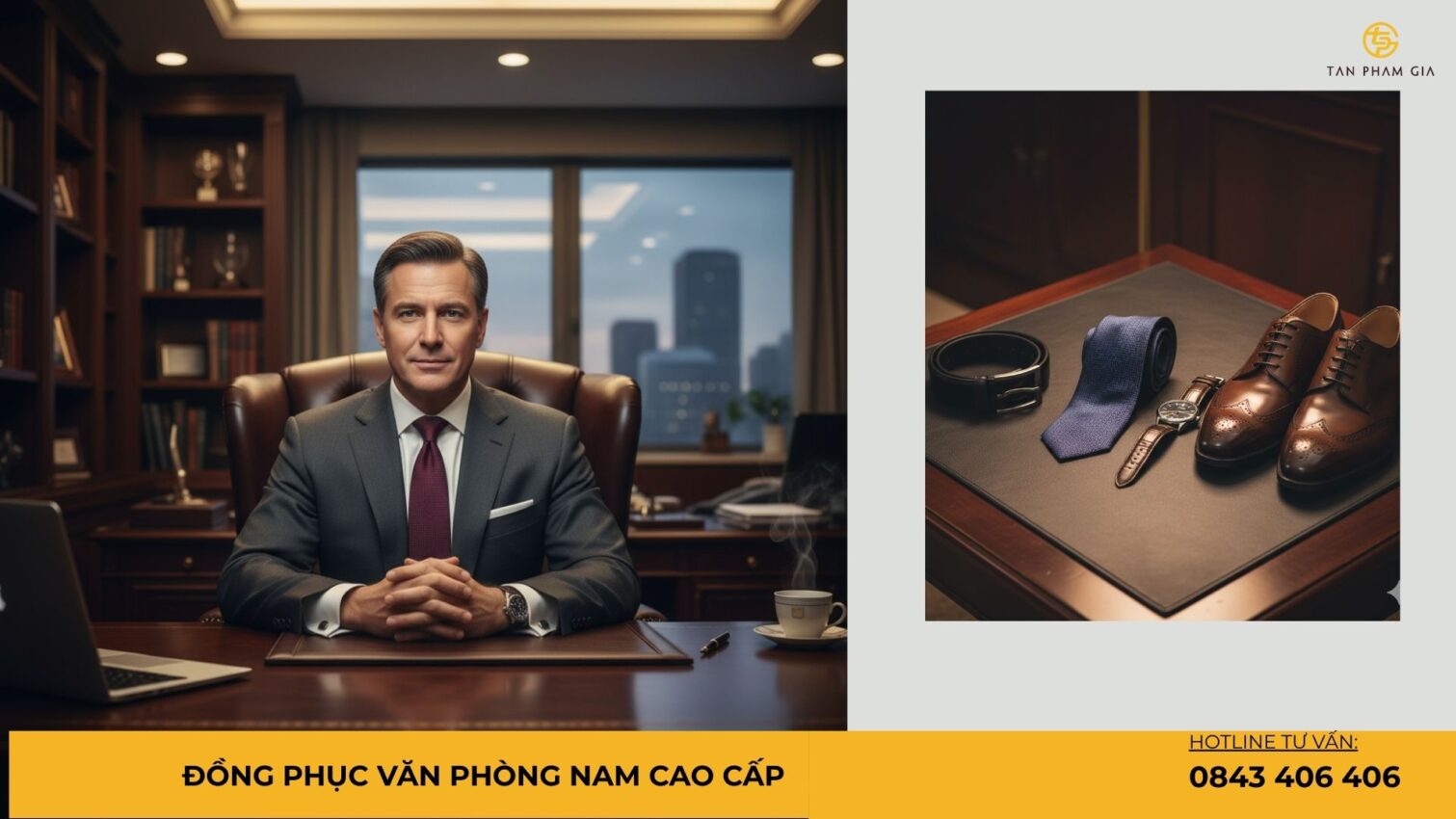 Đồng phục văn phòng nam cao cấp