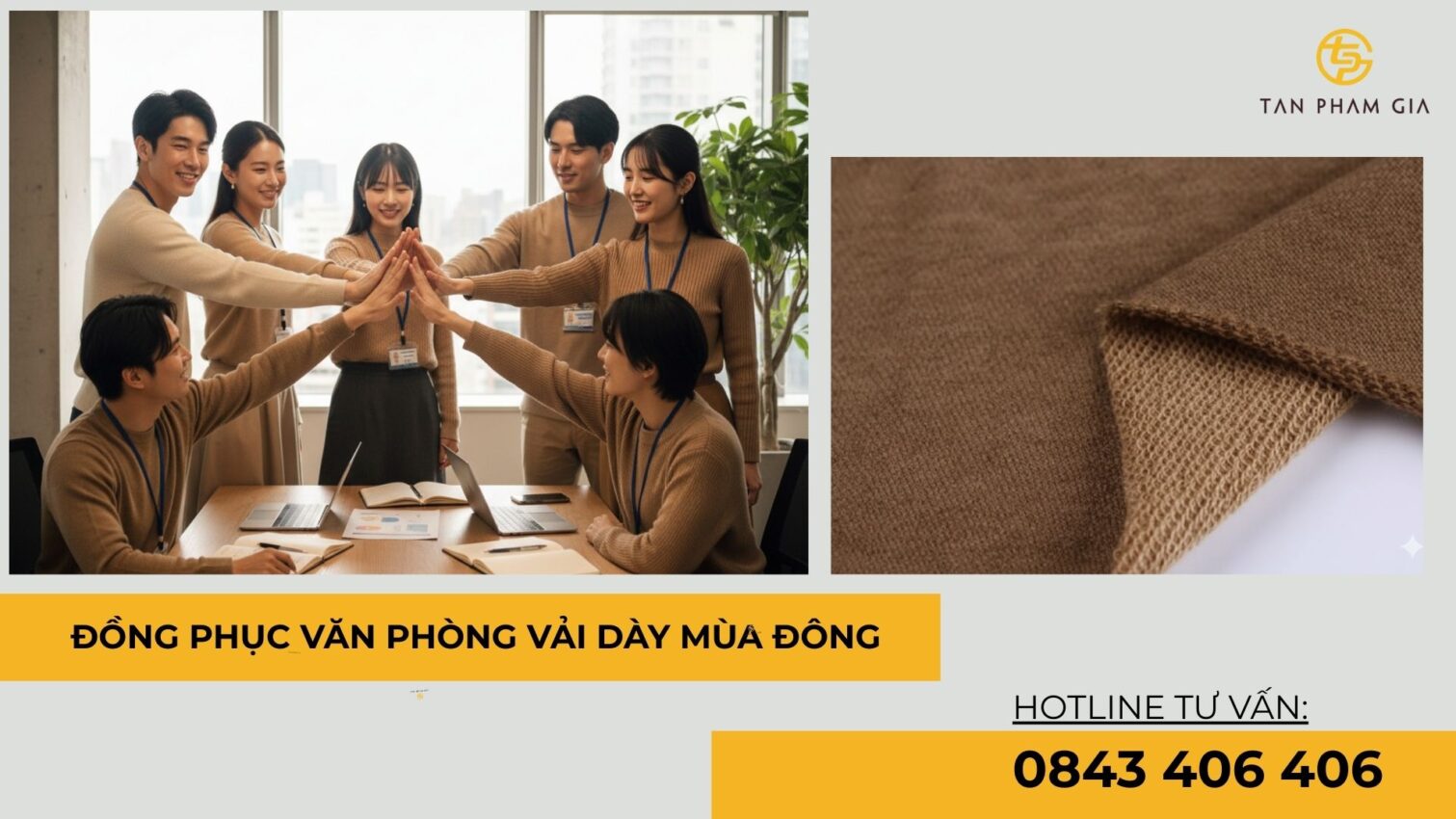 Đồng phục văn phòng vải dày mùa đông