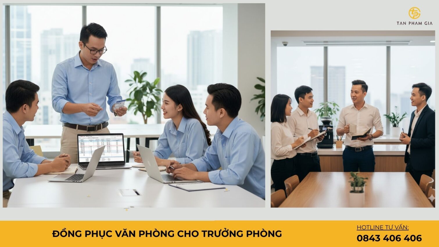 Đồng phục văn phòng cho trưởng phòng