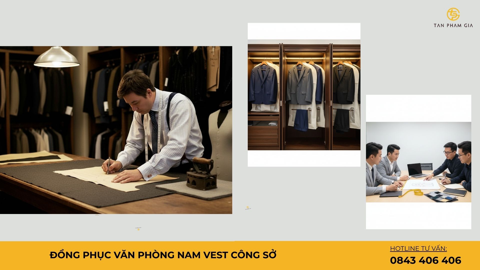 Đồng phục văn phòng nam vest công sở
