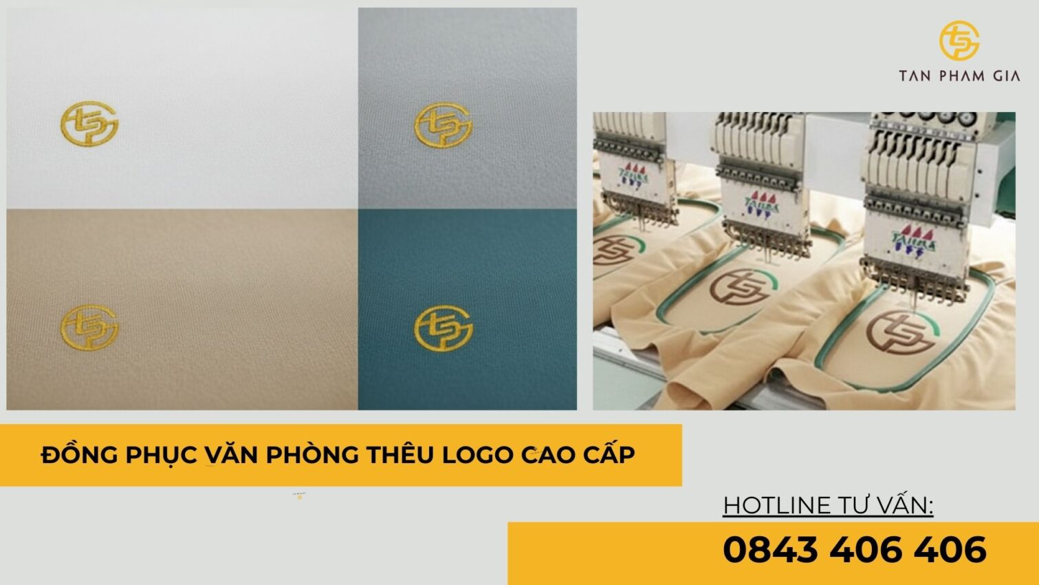 Đồng phục văn phòng thêu logo cao cấp