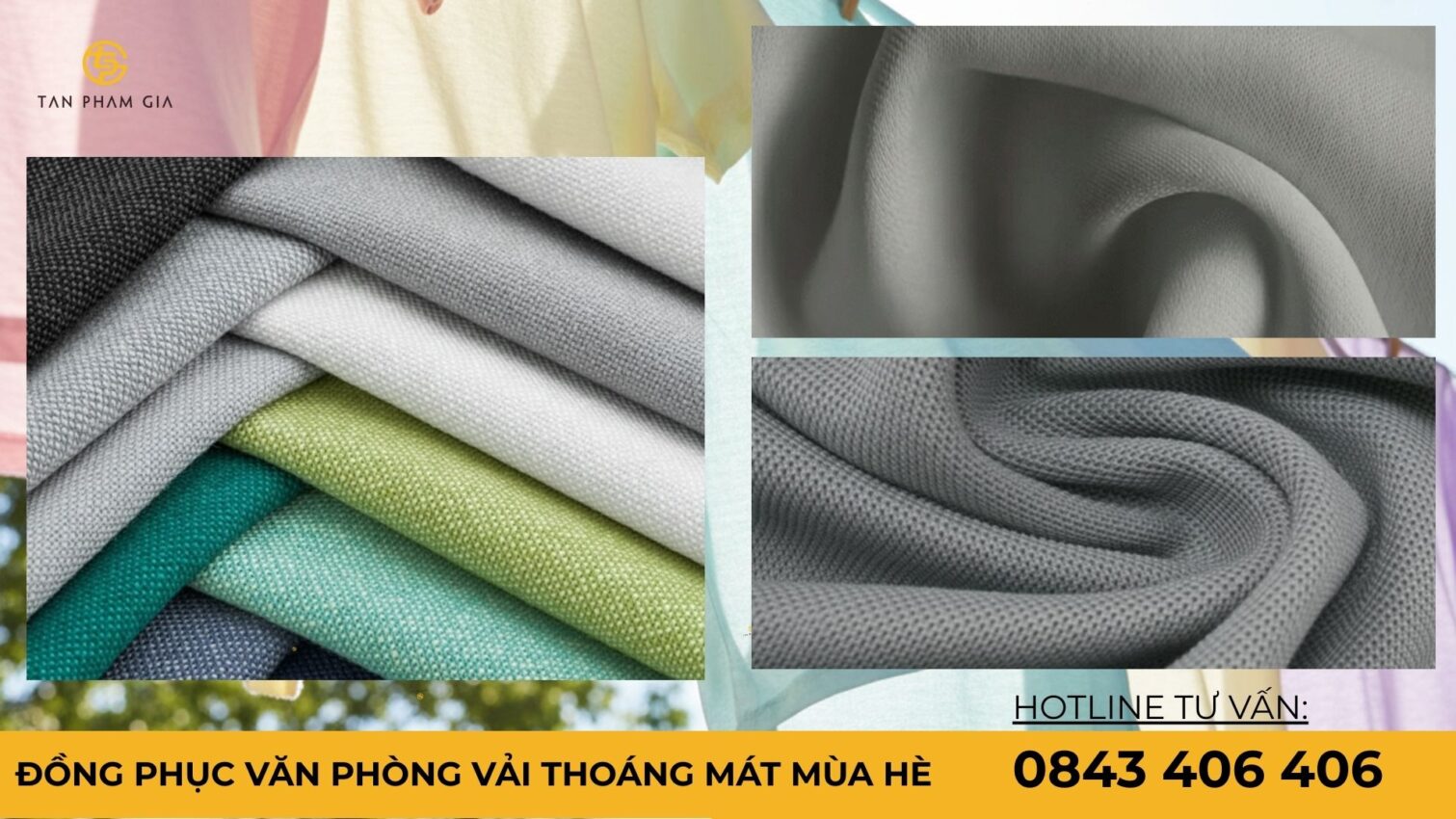 Đồng phục văn phòng vải thoáng mát mùa hè