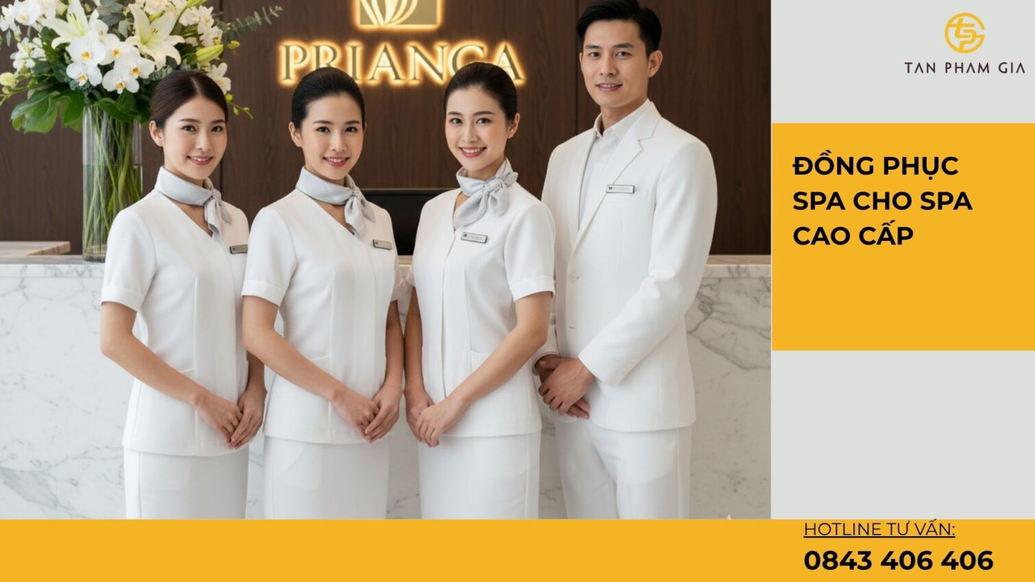 Đồng phục spa cho spa cao cấp