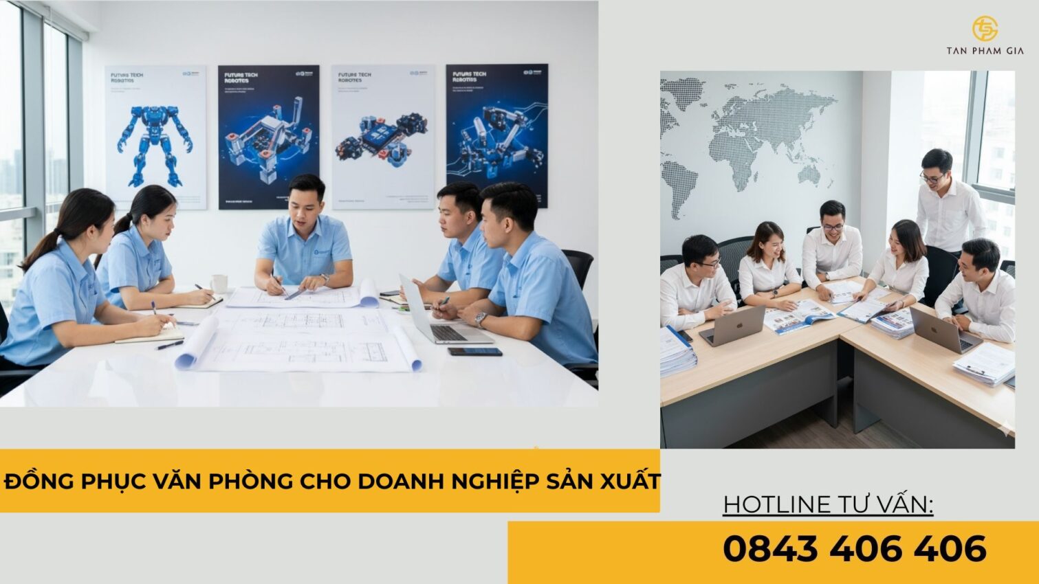Đồng phục văn phòng cho doanh nghiệp sản xuất