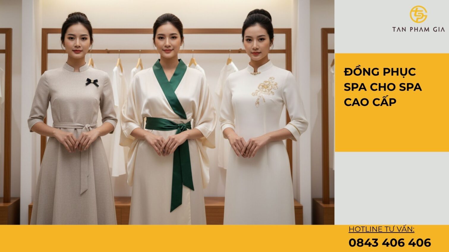 Đồng phục spa cho spa cao cấp
