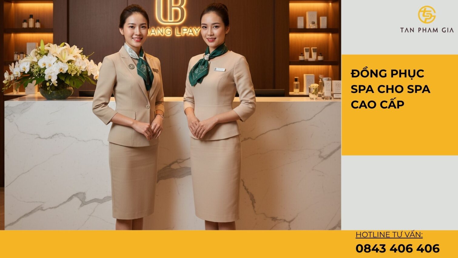 Đồng phục spa cho spa cao cấp