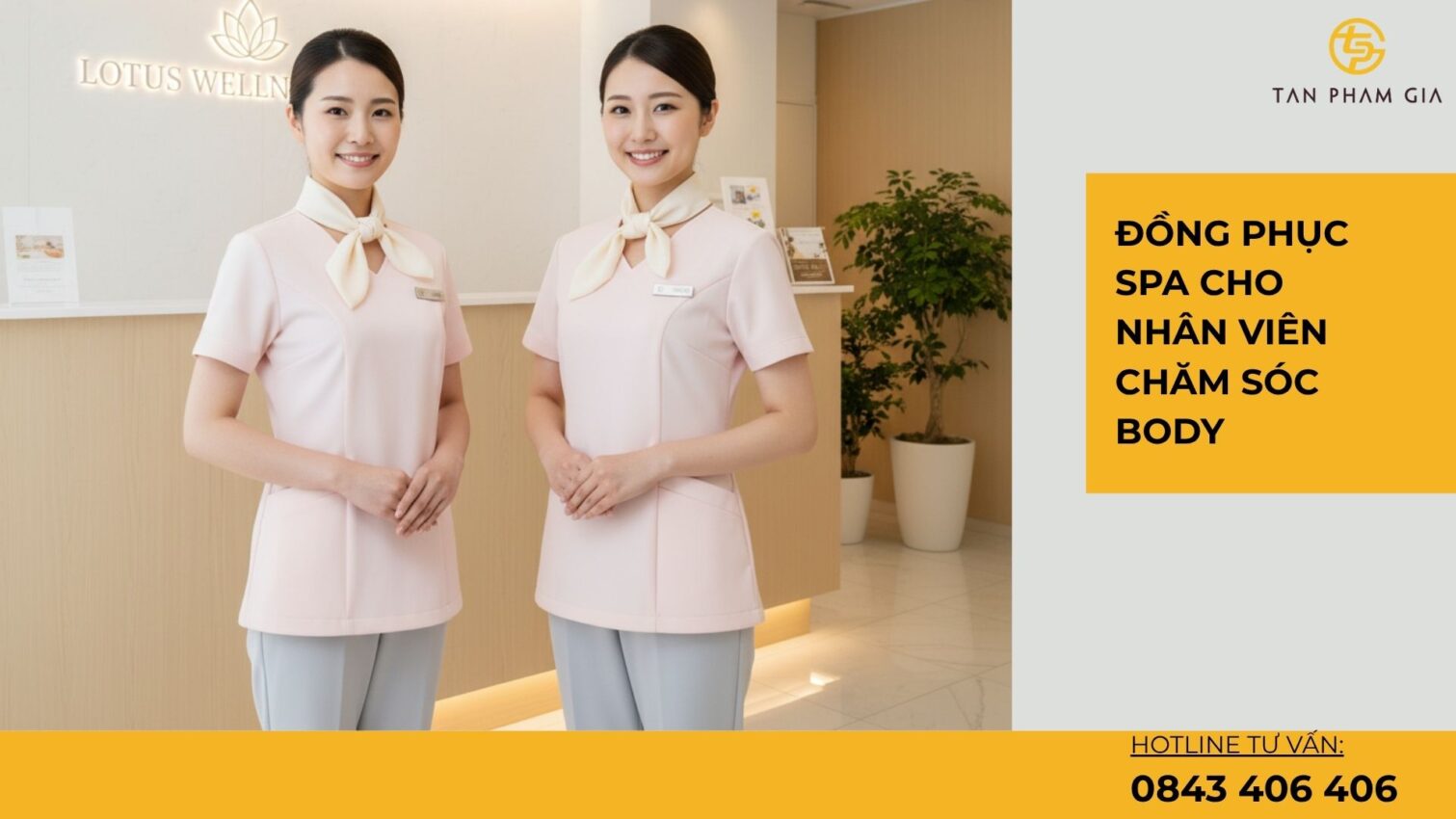 Đồng phục spa cho nhân viên chăm sóc body