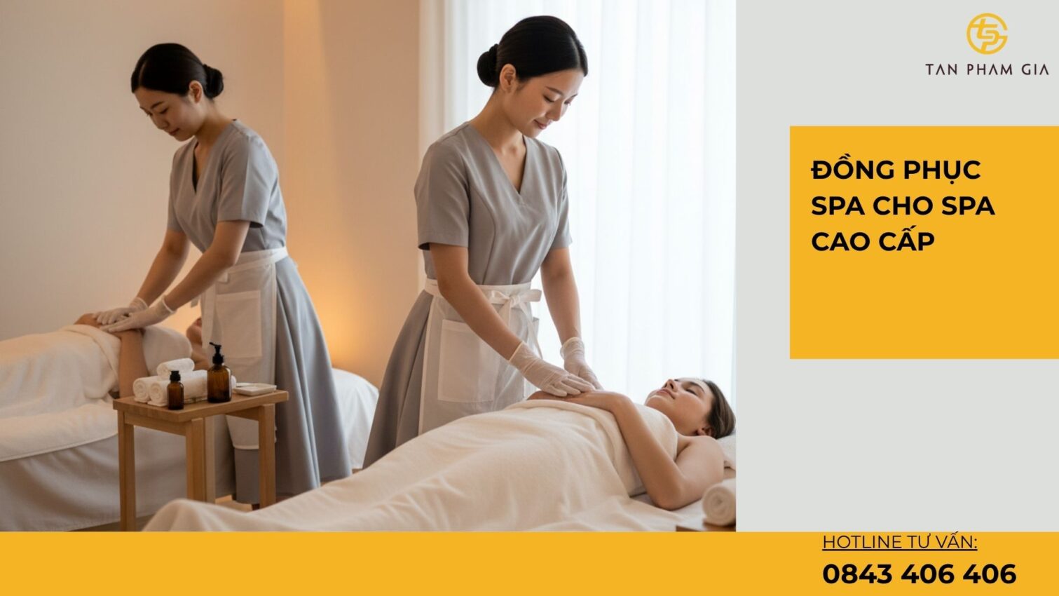 Đồng phục spa cho spa cao cấp