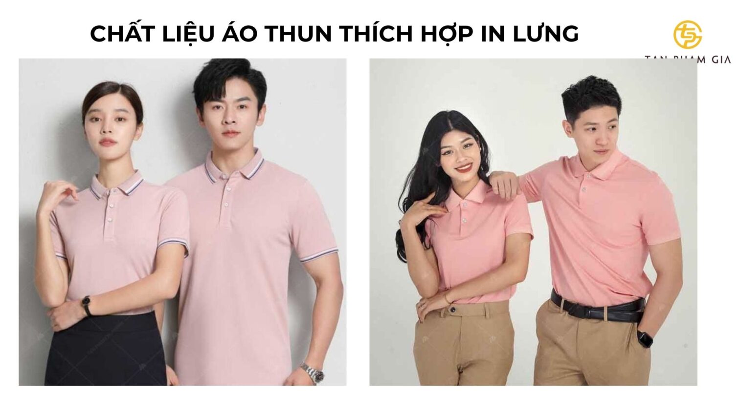Mẫu áo thun đồng phục in sau lưng