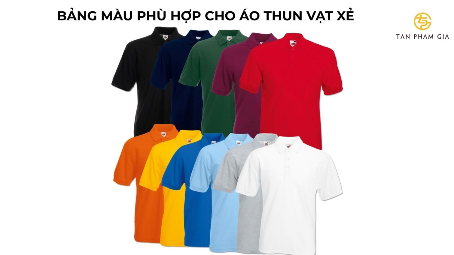 Mẫu áo thun đồng phục vạt xẻ