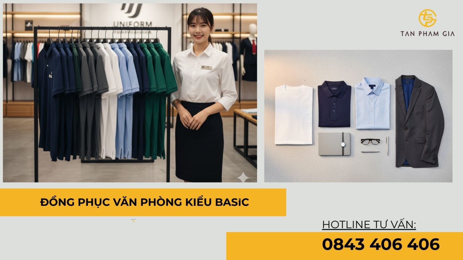 Đồng Phục Văn Phòng Kiểu Basic