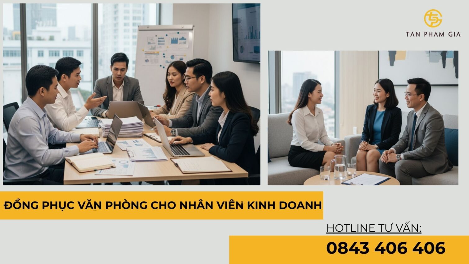 Đồng phục văn phòng cho nhân viên kinh doanh
