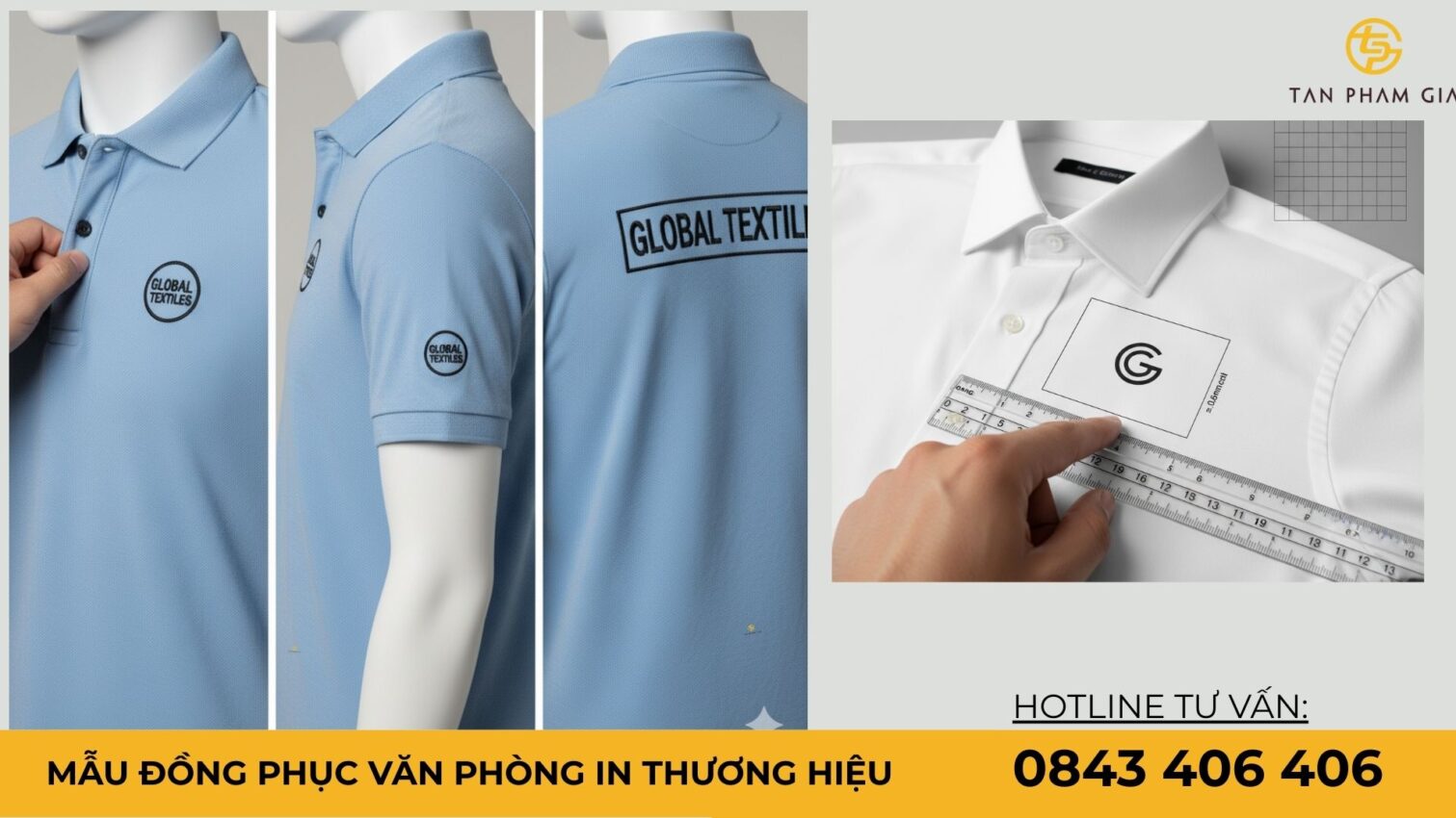 mẫu đồng phục văn phòng in thương hiệu