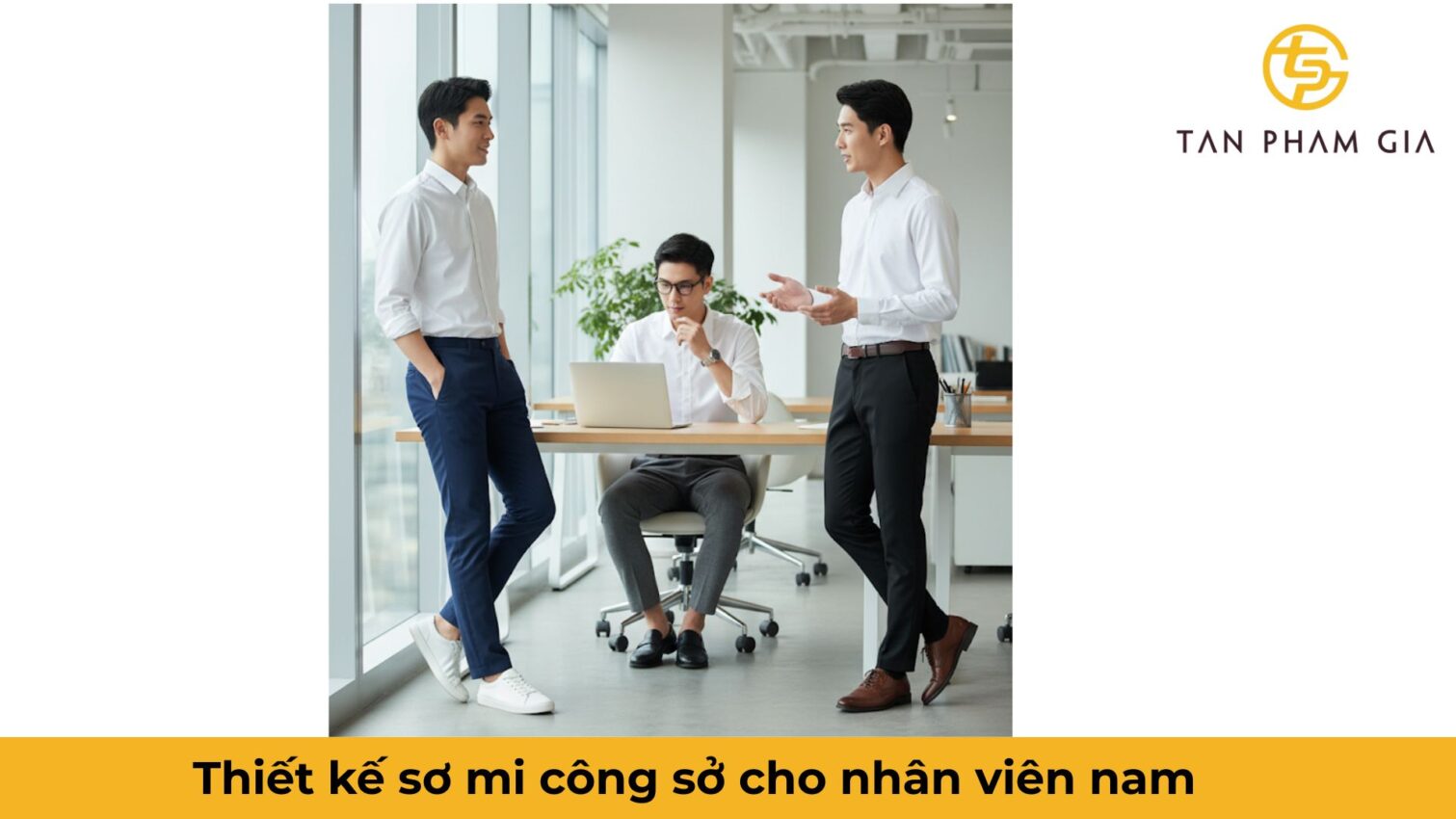 Mẫu áo đồng phục văn phòng công sở sơ mi