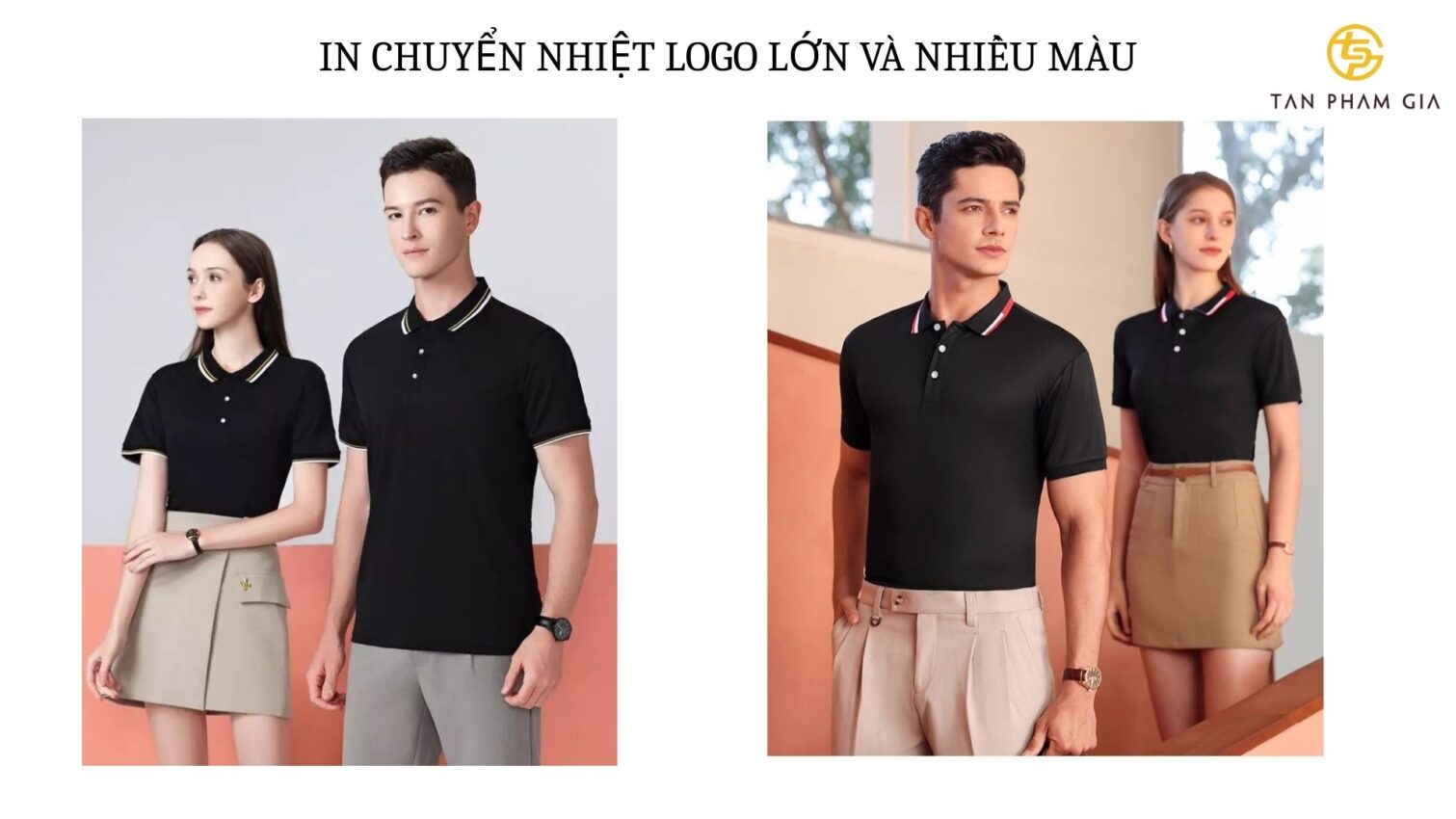Mẫu áo thun đồng phục in sau lưng